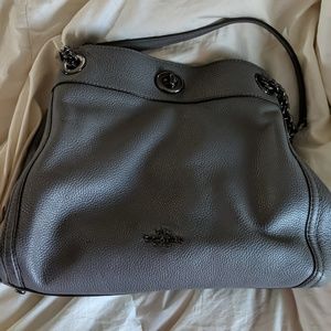 Coach Gray Hobo Bag